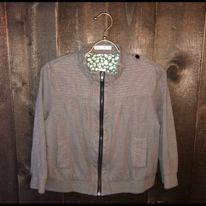 Anthropologie Comme Toi Bomber Moro Jacket